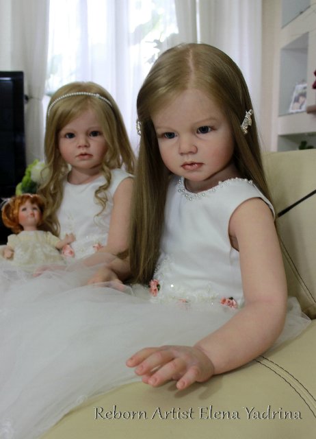 Эва и Анжела. Часть первая - Девочки. Куклы реборн Елены Ядриной (фото 7)