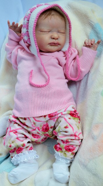 Серенити, скульптор Laura Lee Eagles, малявочка реборн от Ольги Коновниной (фото 3)