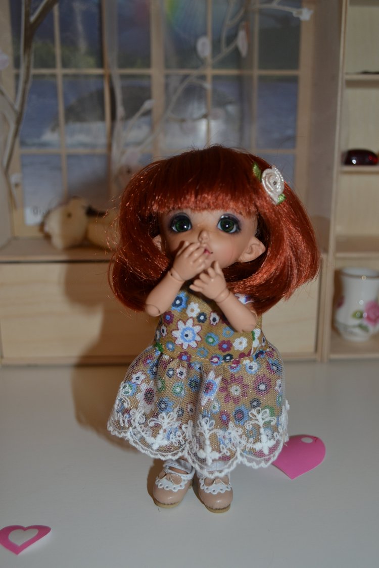 Сердца, цветы и шоколадный мишка (фото 10)