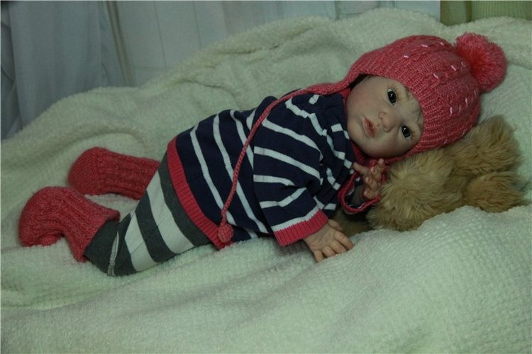 Малышка Карина. Куколка из молда Maike от Gudrun Legler