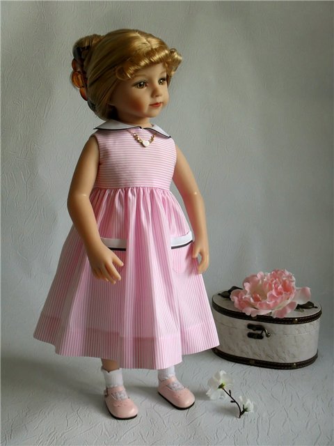 "Кто может быть тебя прелестней?!" Джейми и платье "Голубка". Куклы Maru & friends