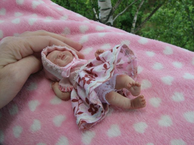 Моя летняя "доделка". Авторская кукла ООАК (фото 6)