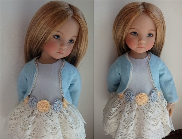 Маленькая девочка в нежно-голубом (фото 7)