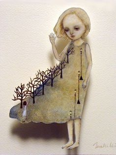 Удивительные бумажные куклы японской художницы Maki Hino (фото 4)