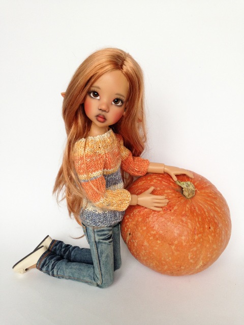 Оранжевое. Kaye Wiggs — Куклы Kaye Wiggs (Кайе Виггс): авторские BJD (БЖД) (фото 6)