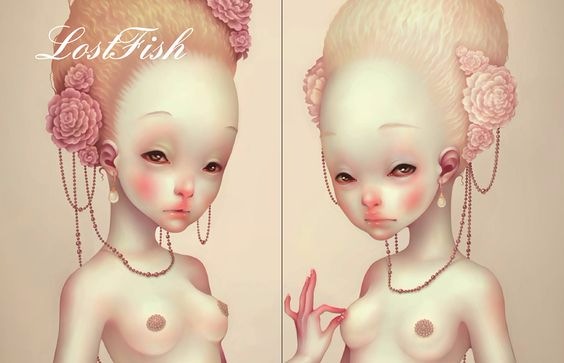 Сюрреалистические иллюстрации французской художницы Элоди LostFish или еще раз об Алисе
