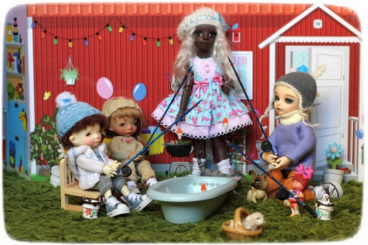 Весёлая прогулка,фантазёры Иночка и Дрюша и их друзья