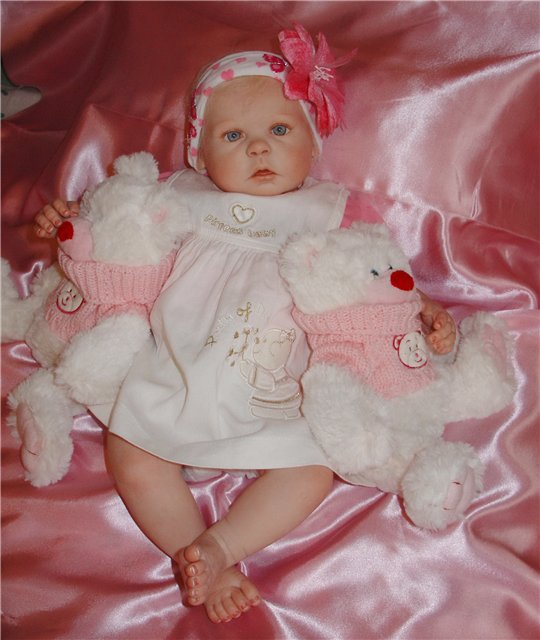 Моя царевна-несмеяна. Малышка-реборн из молда Gracie от Anne Timmerman | Бэйбики Моя царевна-несмеяна. Малышка-реборн из молда Gracie от Anne Timmerman (фото 9)