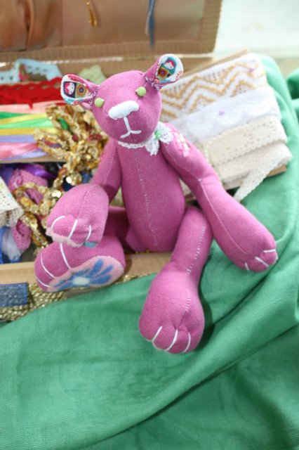 Мишка Матрёшка — Текстильные игрушки и примитивы: кофейные (фото 7)