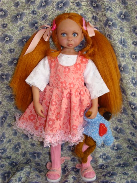 Эмма - рыжее чудо. Авторская кукла Кондрашовой Ирины (фото 10)