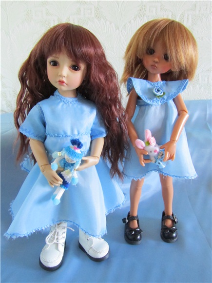 На голубой волне | Бэйбики На голубой волне — Одежда и обувь для кукол BJD (БЖД): 1/3 (фото 9)