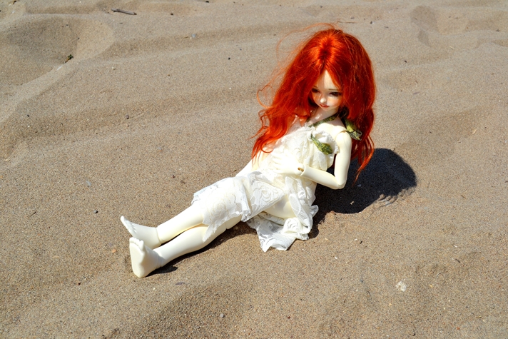 Поездка к морю нашей BJD-красавицы Dune от Soom