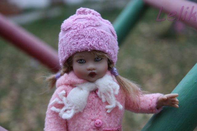 Прогулка с кнопочкой. Теплая одежда для моей куколки