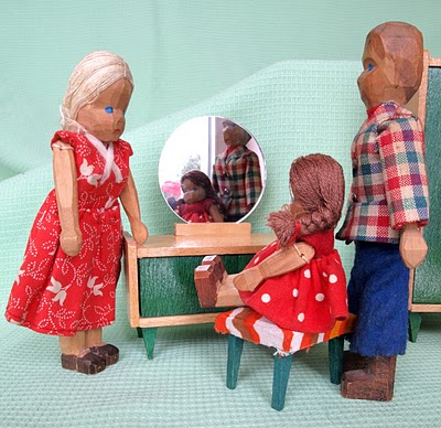 Куклы из дерева по семейной традиции Lotte Sievers-Hahn dolls, Лотты Сиверс-Хан