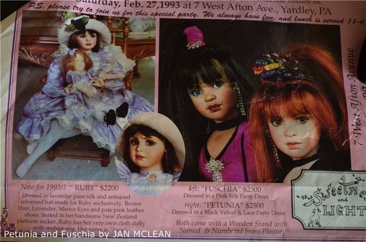 Удивительные цветы. Петуния и Фуксия. PETUNIA, FUSCHIA by Jan McLean