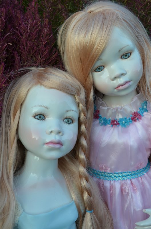 Лунные девочки или необычное творение Ширли (Shirley) - глазурованная кукла Мариэль (Mariele)