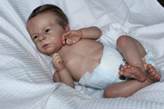 Меня аист принес, кукла реборн Беспаловои Жанны