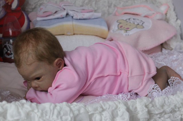 Мышонок Ульяша 3... Куколка реборн Виктории Вишни