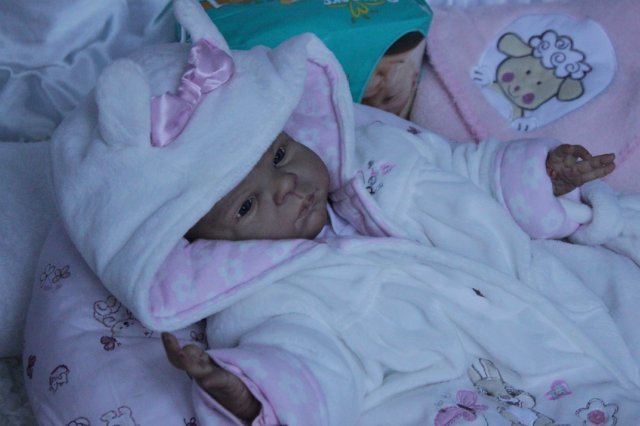 Детка Скарлет... Куколка реборн Виктории Вишни