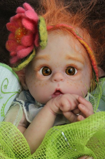 Офелька-Цветочек. Кукла реборн Элины Кудрявцевой