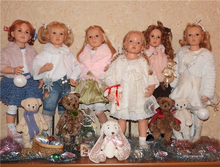 Новый Год: сладкий сон или реальность наяву. Куклы Hildegard Gunzel. Наши поздравления