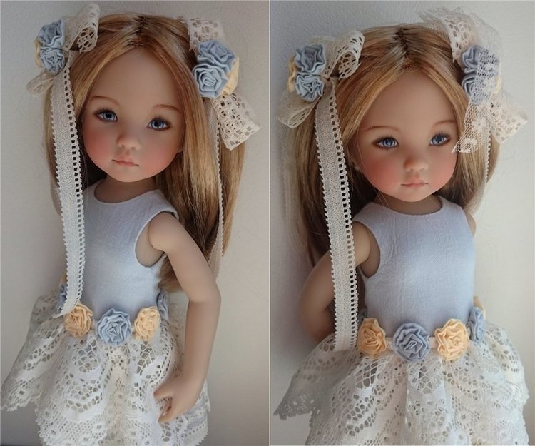 Маленькая девочка в нежно-голубом (фото 8)