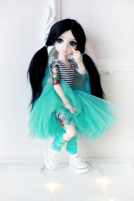 Знакомьтесь, сестренка Элли - Энни или Эмми? Авторские шарнирные куклы (фото 7)