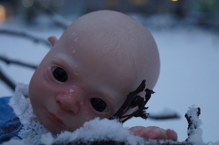 Зимний эльф Снежан — Куклы Реборн (Reborn): работы мастеров