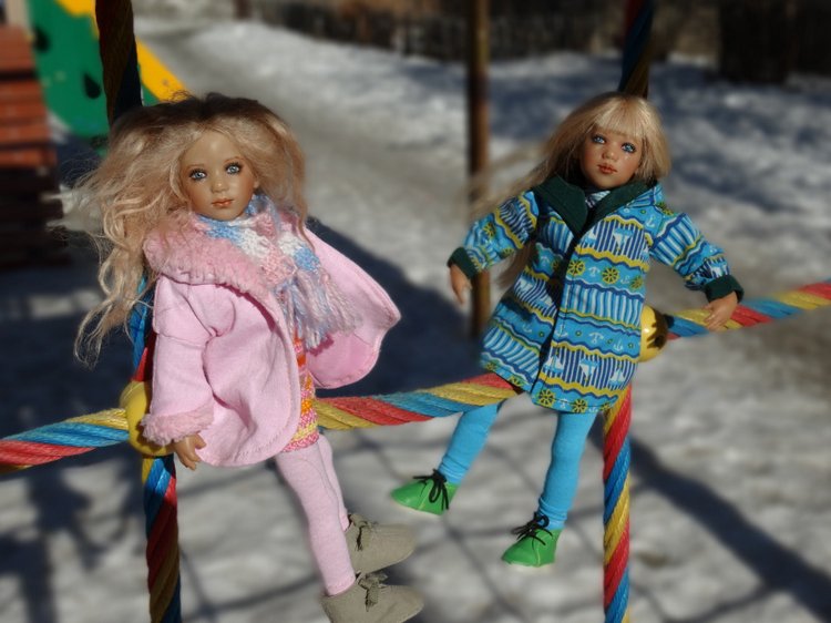 Весенняя прогулка — Куклы Annette Himstedt (Аннетт Химстедт): коллекционные