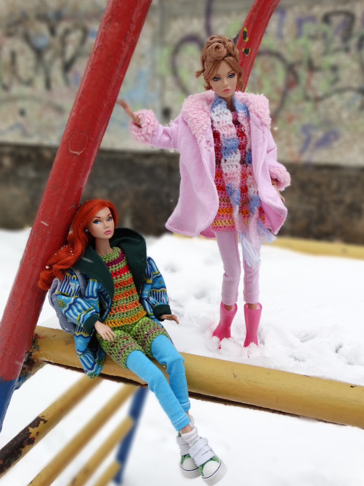 Поппи на зимней прогулке. Fashion Royalty