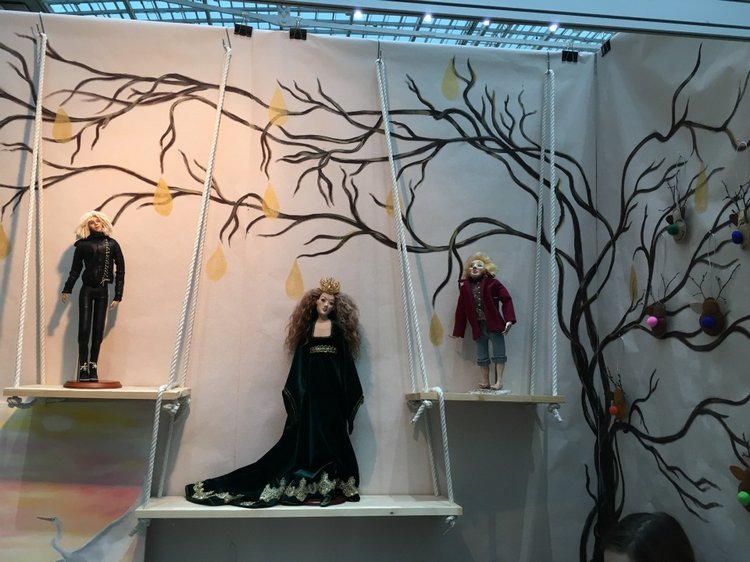 Выставка кукол в Гостином дворе - декабрь 2017 - мой взгляд - часть 6 - окончание