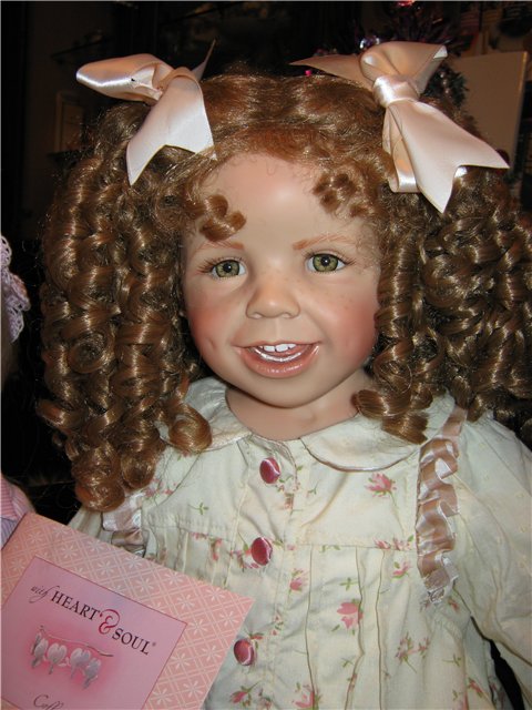 Дорле -коллекционная кукла от Нildegard Gunzel для фирмы «With Heart & Soul». Моя попытка №2 (фото 2)