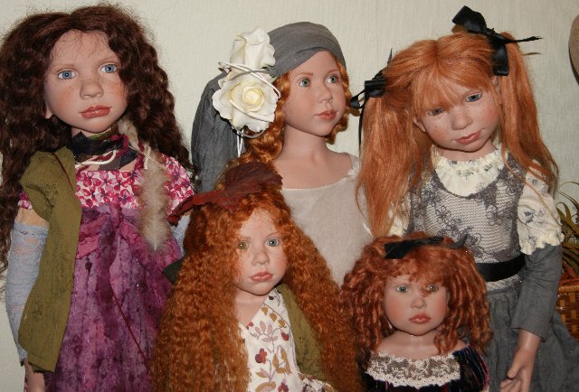 Рыжики Звергназе. Коллекционные куклы