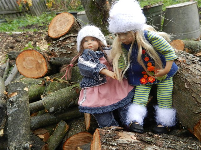 Мои крохотульки на природе. Клубные куколки от Аннет Химштед