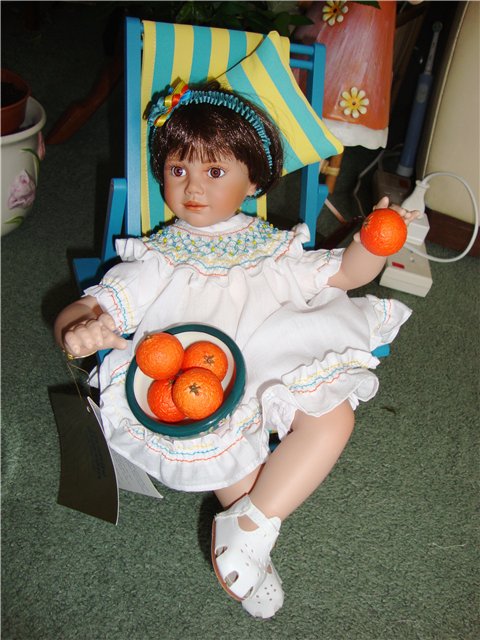 Из коллекции маленьких очаровашек Анны Tиммерман - фарфоровая кукла Orange Blossom