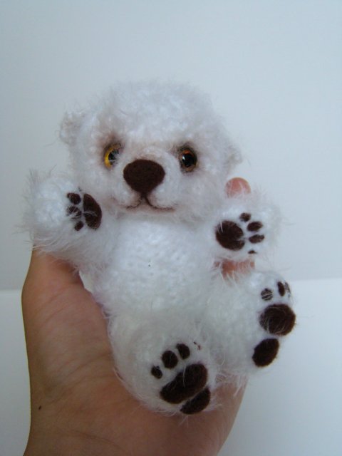 Мишка-эскимо. Игрушка вязанная крючком Ольги Чернухо (фото 8)