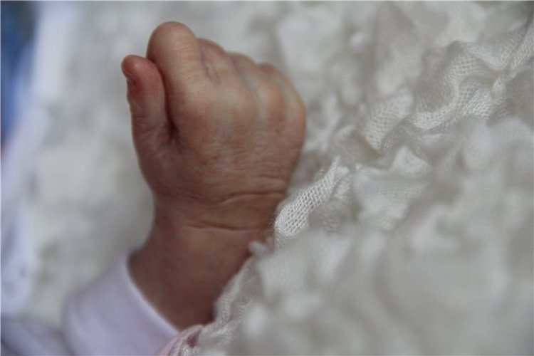 Нечаянная радость... Малыш реборн Ромео, прототип, скульптор Натали Блик, художник Алла Кокс (фото 6)