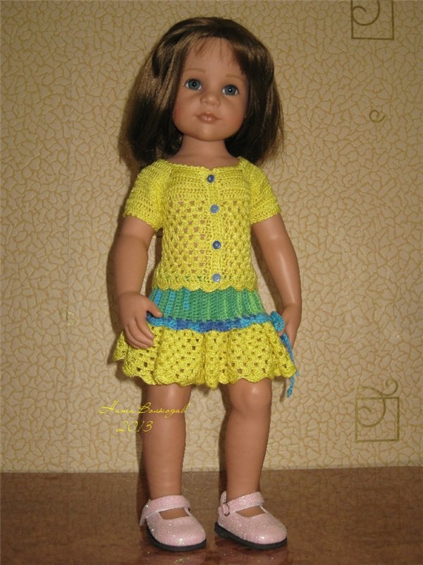 Недавние вязалочки для кукол (фото 3)