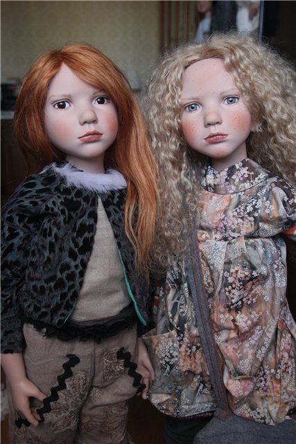 Красавица Elletra (весна 2013) и другие большие девочки Hedwiga и Geraldine (2012). Zwergnase