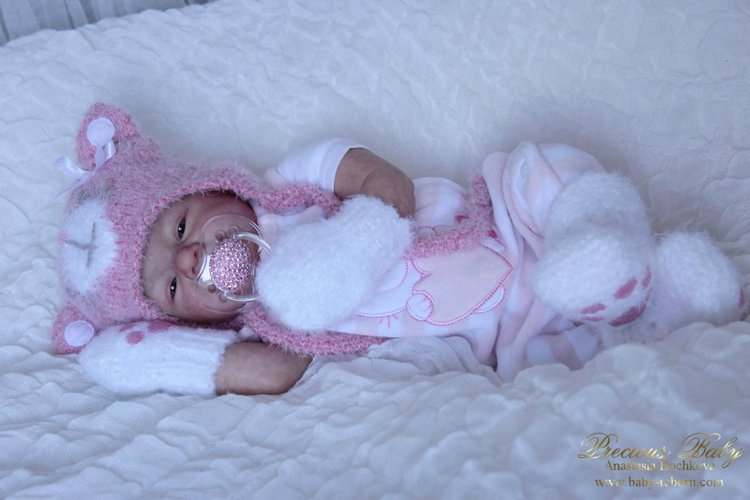 Мой маленький котёнок! Кукла реборн Анастасии Бочковой