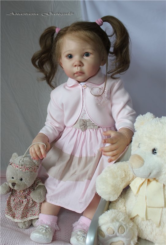 Иришка - сладкая Ириска! И шоколада ни надо... Кукла реборн Анастасии Гангало