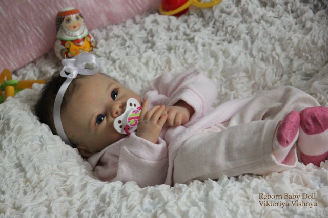 Девочка Кристочка... Куколка реборн Виктории Вишни