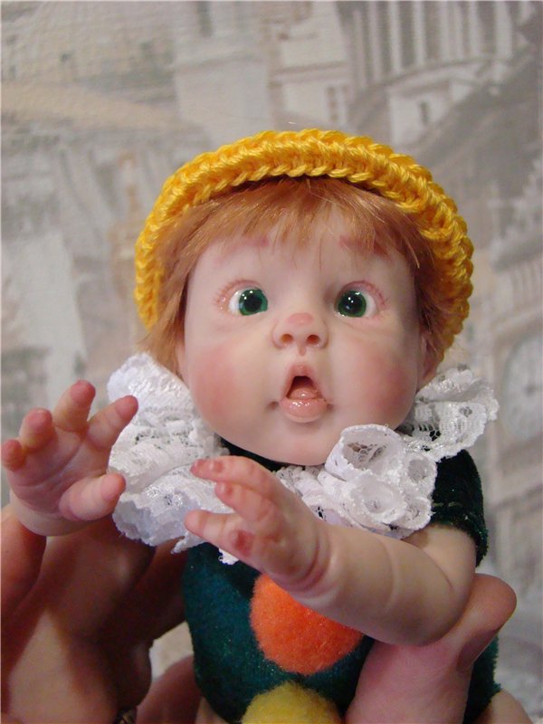 Мои авторские глазки. Как они смотрятся на кукле (фото 2)