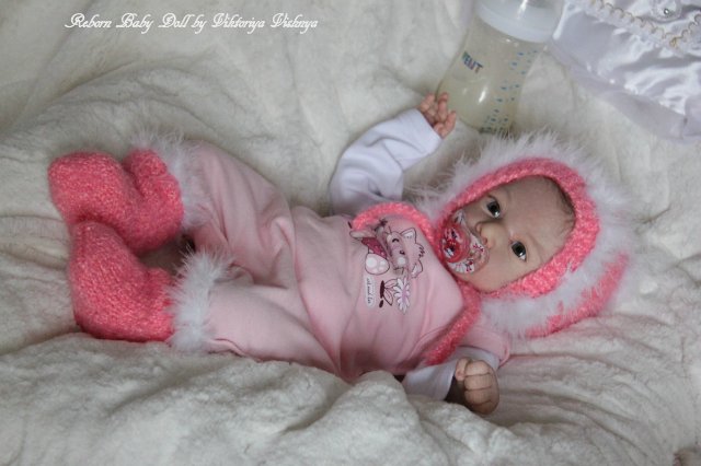 Моя малышка из нового молда Matis от Gudrun Legler. Куколка реборн Виктории Вишни