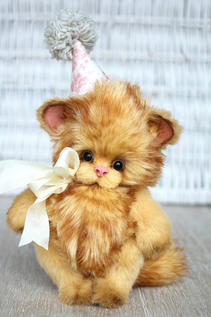 Я не толстый, я пушистый! Игрушка ручной работы (фото 2)