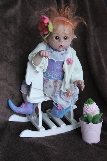 Офелька-Цветочек. Кукла реборн Элины Кудрявцевой