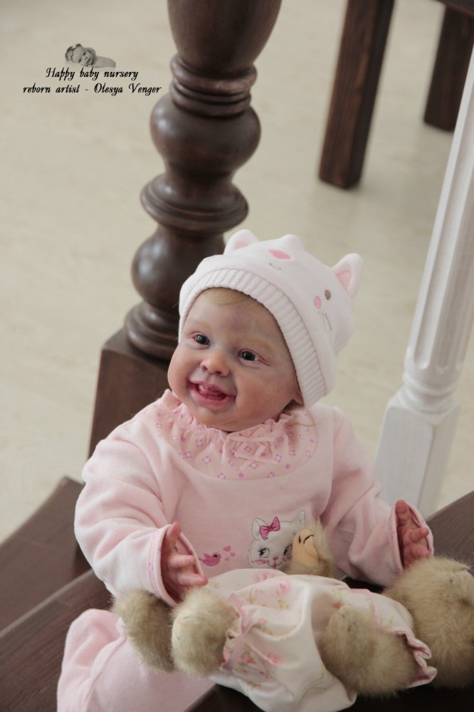 Мой солнечный лучик, моя радуга, мое счастье, моя Милена, Миленочка, Милеша. Кукла реборн Олеси Венгер