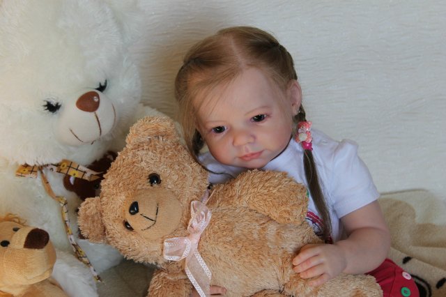 Моя милая Мариночка! Малышка реборн из молда Camille