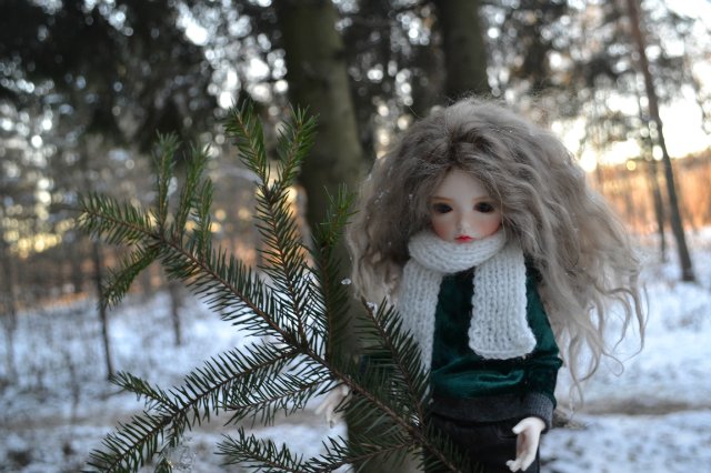 Прогулка по зимнему лесу — Куклы Fairyland (ФэйриЛэнд): BJD (БЖД) (фото 4)