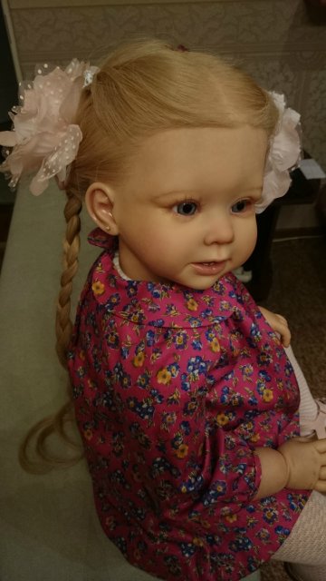 Мое солнышко - малышка Джастина из молда Бонни by Linda Murray